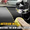 Cera para Mantenimiento de Interiores de Coche Kineshinex, Crema para Cuidado de Asientos de Cuero Genuino, Agente de Mantenimiento para Plástico del Tablero