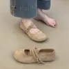 Encuentro Primero Zapatos Planos Mary Jane de Punta Baja Estilo Francés de Temporada, nueva colección otoño 2025, planos exquisitamente elegantes y que estilizan