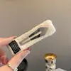 Exquisita y Dulce Horquilla de Hilo Retro con Brillantes Pedrería, Pinza para el Cabello de Estilo Lujoso para Mujer, Sensación de Alta Gama, Elegante Accesorio para el Cabello