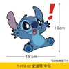 Lilo & Stitch Colisão Divertida Vidro Desenho Animado Anime Desenho Animado Adesivo de Vinil Adesivo para Carro Caminhão