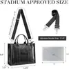 Bolso cruzado de PVC casual y versátil, Bolso de mano de PVC portátil para salir, Bolso de hombro de PVC impermeable y ecológico