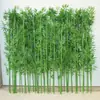 Bambú artificial, plantas de bambú simuladas, divisiones decorativas para interior y exterior, mamparas, entradas, salas de estar, escaparates de paisajes de hoteles, muros de jardinería