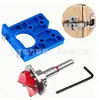 Localizador de perforación para bisagra de cajón de 35 mm, plantilla de posicionamiento de bisagra para panel de puerta, herramienta de perforación de bisagra para carpintería, producto transfronterizo más vendido