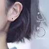 Brincos de zircônia em prata de lei s999 para mulheres, design de nicho de alta qualidade para o verão, brincos estilo INS, brincos de prata, atacado