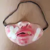 Máscara de payaso de media cara máscara divertida máscara de látex de media cara actuación de danza vestido máscara de truco al por mayor