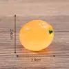 Fruta Luminosa Grão Macey Mangostão Caqui Bolsa Surpresa DIY Acessórios de Joias Decorações de Mesa e Carro Pequenos Enfeites