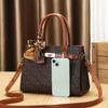 Bolso Estilo Perezoso Gran Capacidad para Mujer 2025 Nuevo Bolso de Mano Estampado de Moda Bolso de Hombro Moderno que Combina con Todo Bolso Transfronterizo para Mujer