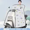 Cubierta Impermeable para Patinete Eléctrico Modelo Nuevo al por Mayor, Manta Impermeable Fina de Tela Oxford con Bolsillos Grandes para Protección Solar Primavera/Verano