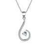 Colección de Collares Universales de Plata S925 Más Vendidos, Cadena para Clavícula de Alto Grado Estilo Coreano Completamente Incrustada con Diamantes, Venta al por Mayor para Transmisiones en Vivo