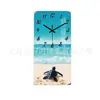 Reloj de pared rectangular vertical estilo nórdico transfronterizo, reloj de arte de pared de moda para entrada y pasillo, fabricante de relojes de pared