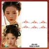 Pegatinas Faciales Brillantes de Año Nuevo Transfronterizas, Pegatinas para Cejas, Esquina del Ojo y Frente Estilo Antiguo Dunhuang, Pegatinas de Tatuaje Coloridas, Escenario de Disfraces Antiguos Hanfu