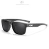 KDEAM nuevas gafas de sol polarizadas de película real unisex gafas de sol para conducir gafas cuadradas para exteriores KD109