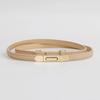 Accesorios de Cinturón Fino para Mujer Versátil 2024 Nuevo Diseño de Sello de Cintura de Cuero Cinturón de Cintura de Nicho Cadena de Cintura Simple