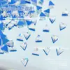 Acessórios para Nail Art de Pedra Strass com Formato Irregular e Fundo Plano de Borracha, Decorações de Roupa Mini Pequenas, Unhas Deslumbrantes Vestíveis Atacado