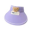 Proteção solar infantil chapéu de sol chapéu de verão chapéu de proteção solar Meninos meninas urso chapéu de proteção solar infantil chapéu proteção UV