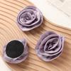 Flor de trompeta de tela de seda brillante, rizada suave, estilo japonés y coreano, accesorios para el cabello hechos a mano, ramillete, accesorios de ropa, accesorios