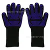 Guantes Retardantes de Llama, Resistentes al Fuego, Resistentes a Altas Temperaturas hasta 800 Grados, Para Barbacoa BBQ, Horno de Microondas, Horneado, Guantes de Silicona Aislantes del Calor Anti-Escaldaduras