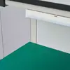 Mesa de Trabajo Iluminada de Doble Capa Antiestática Taller Libre de Polvo Línea de Ensamblaje Mesa de Trabajo de Inspección Mesa de Mantenimiento Mesa de Operación Experimental