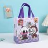Bolsa de Compras de Dibujos Animados Linda Transfronteriza No Tejida Bolsa de Empaque para Llevar Bolsa Tote de Regalo para el 61 Cumpleaños para Niños y Estudiantes