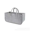 Bolsa de Feltro Transfronteiriça Bolsa Criativa de Feltro Bolsa Portátil de Armazenamento Cesta de Armazenamento para Lenha Bolsa de Mão Feita à Mão