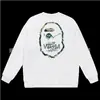 Sudadera con Capucha de Manga Larga Estampado de Camuflaje con Letras, Holgada, Cuello Redondo, Moda Otoño e Invierno, Nueva para Hombre y Mujer