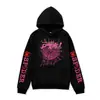 Sudadera con estampado de telaraña serie sp5der 2024 cárdigan suéter europeo y americano ropa Y2K tendencia para hombre