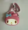Mini Porta-Moedas Sanrio Fofo Novo Bolsa Transversal de Silicone para Meninos, Meninas e Estudantes