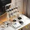 Caja de Almacenamiento para Cosméticos Escritorio Tocador A Prueba de Polvo Gran Capacidad Hogar Productos para el Cuidado de la Piel Lipstick Mascarilla Caja de Almacenamiento de Plástico