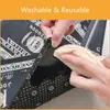 Alfombra Amazon de Onda Triangular Cinta de Doble Cara es Adecuada para Pisos de Madera y Azulejos para Prevenir el Deslizamiento de la Alfombra y Pegatinas Fijas