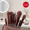 Nuevo Set de 13 Brochas de Maquillaje para Principiantes, Brocha para Rubor de Mango Largo y Cerdas Suaves, Pincel para Sombras de Ojos, Set Completo de Brochas de Maquillaje y Herramientas de Belleza