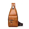 Bolso Cruzado Transfronterizo para Hombre, Bolso de Hombro Retro Versátil, Bolso Cruzado Impermeable de Gran Capacidad, Bolso de Estilo de Alta Gama para Hombre
