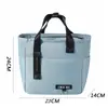 Bolsa Térmica Portátil Dobrável à Prova de Vazamentos, Bolsa Térmica Leve para Almoço, Recipiente Térmico para Almoço para Trabalho, Escritório, Piquenique ao Ar Livre, Viagem, Várias Cores, 2 Opções de Tamanho Pequeno Grande