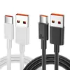 Cable de datos tipo c línea de carga súper rápida 6A es adecuado para teléfono móvil Huawei cable de carga tpyec 1 m universal 66W