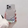 Funda de Teléfono con Espejo y Botón Electrochapado Adecuada para Apple 17Promax Personalizada 16 Moderna 15 Espejo X/Xs