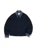 Sudadera con Capucha Chaqueta de Rayas Falsa de Dos Piezas de Alta Inteligencia para Hombre Otoño Cardigan en Capas de Gama Alta Chaqueta de Vuelo