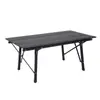 Mesa Plegable Ajustable de Aleación de Aluminio Personalizada Qingmu para Rollos de Huevo Mesa de Camping Portátil para Exteriores Mesa y Silla Plegables Mesa de Comedor