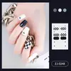 Zhengxiang calcomanías de uñas personalizadas japonesas y coreanas flor de tulipán lindas polvo de cebolla esmalte de uñas película calcomanías de uñas venta al por mayor transfronteriza