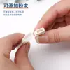 Marcador de Giz Branco de Plástico para Costura e Patchwork, Ferramenta Auxiliar de Corte para Alfaiates, Acessório de Costura Artesanal com Marcador de Giz de Engrenagem