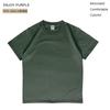 Linda Camiseta Masculina da Moda Retrô 250g Algodão Pesado Espesso Gola Redonda Manga Curta Ami Kaji Top Manga Ombro Larga Solta