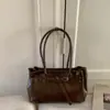 Bolsa de Axila Transfronteiriça 2025 Novo Estilo para Mulheres, Bolsa de Ombro com Textura de Moda Retrô Fofa e Tendência, Bolsa Feminina para o Dia a Dia