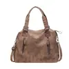 Bolsa de mano de comercio exterior con textura vintage, bolsa popular para llevar debajo del brazo, bolso de mano, bolso de hombro, bolso cruzado, bolsa de gran capacidad para la ciudad, al por mayor