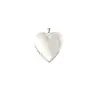 Nueva moda collar con colgante de amor liso creativo caja de acero inoxidable que se puede abrir collar colgante redondo joyería