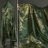 Bamboo Marrón Acetato Seda Planta Tela Vestido Camisa Falda Qipao Ropa Tela de Diseñador Verano