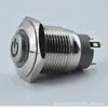 Interruptor Metálico à Prova d'Água 16mm Fonte de Alimentação Padrão Auto-Travante Cabeça Alta com Luz Botão Interruptor de Aço Inoxidável Doméstico Durável