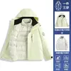 Chaqueta 3 en 1 estilo Luotuo para mujer, nueva chaqueta de montaña para exteriores 2026, chaqueta de plumón cortavientos, chaqueta hecha a medida para hombre