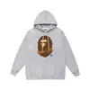Moda Urbana Transfronteriza de Comercio Exterior Marca Unisex Otoño e Invierno Estampado de Letras Sudadera con Capucha Holgada Pulóver Sudadera Ape Casual Versátil