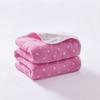 Manta Toalla de Gasa de 6 Capas de Algodón Puro Toalla de Baño para Bebé Gasa Simple/Doble Manta de Aire Acondicionado Colcha de Algodón Puro para Niños Transpirable