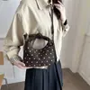 Bolso Pequeño de Mano con Puntos Simples para Mujer 2026 Otoño Nuevo Estilo Moda Bolso Nube Fruncido Popular Personalidad Bolso Cruzado