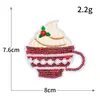 Serie Navideña Bordado de Lentejuelas de Colores Bordado por Computadora Papá Noel Muñeco de Nieve Árbol de Navidad Parche de Tela Bordada Exportación