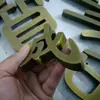 Fabricante Produce Letreros de Puerta Planos de Acero Inoxidable con Letras de Precisión, Letras de Metal Cepillado Titanio, Letras Publicitarias con Pintura Galvanizada
